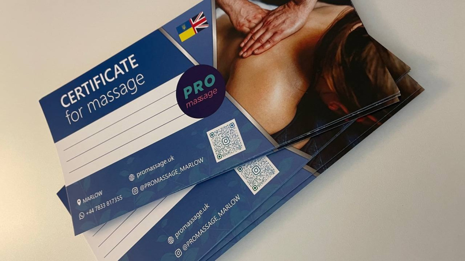 5-session gift certificate